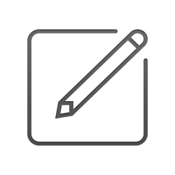 Note and pencil icon